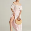 Women Summer Flower Printed Dress